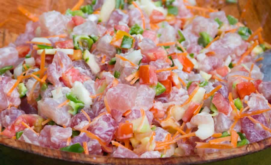 Poisson cru au lait de coco by Patricia